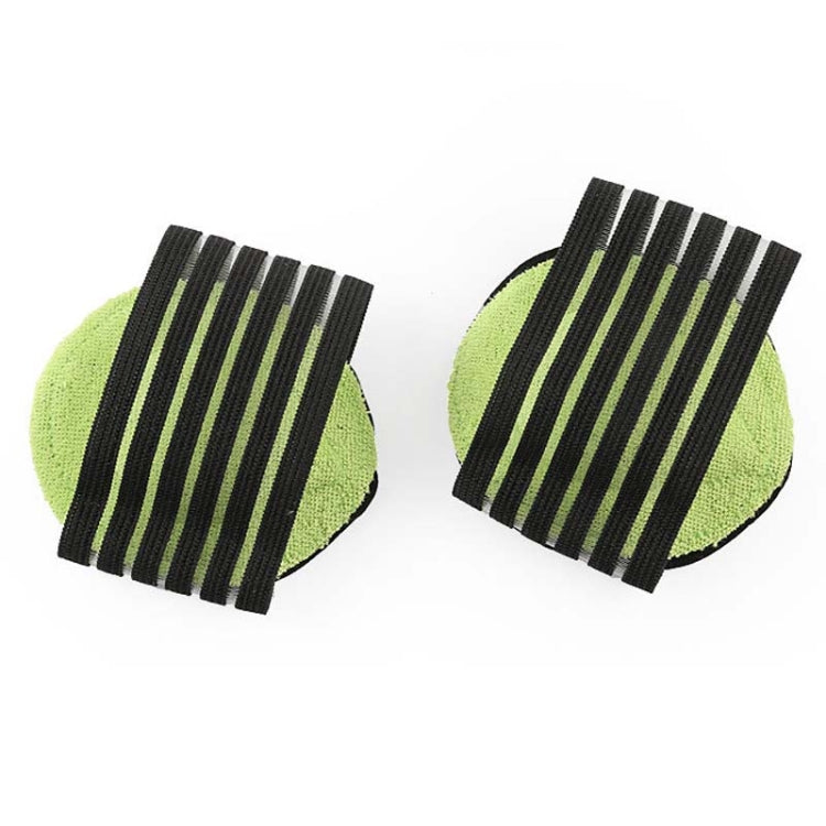 5 paia fascia plantare tallone plantare plantare plantare plantare sollievo dal dolore al tallone e assorbimento degli urti ortesi, Green Black