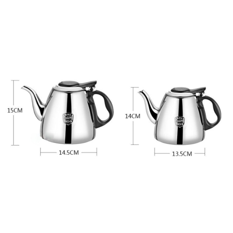 Teiera in acciaio inox 304 con bollitore 1.2L e 1.5L