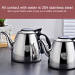 Teiera in acciaio inox 304 con bollitore 1.2L e 1.5L