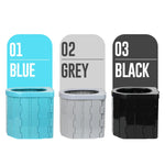Toilette per auto Toilette pieghevole portatile integrata Tour a guida autonoma Toilette da campeggio all'aperto, Car Toilet(Sky Blue), Car Toilet(Light Gray), Car Toilet(Black)