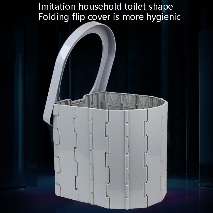 Toilette per auto Toilette pieghevole portatile integrata Tour a guida autonoma Toilette da campeggio all'aperto, Car Toilet(Sky Blue), Car Toilet(Light Gray), Car Toilet(Black)