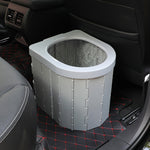 Toilette per auto Toilette pieghevole portatile integrata Tour a guida autonoma Toilette da campeggio all'aperto, Car Toilet(Sky Blue), Car Toilet(Light Gray), Car Toilet(Black)