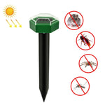 Scaccia talpa ad ultrasuoni solare esagonale da esterno inserito nel prato Repellente per animali da esterno, Animal Repeller