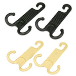 2 paia di ganci per auto invisibili resistenti per la sedia dell'auto L'installazione portatile non danneggia il gancio per auto, 2 Pairs Car Hook