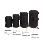 5603 Borsa per obiettivo per fotocamera reflex impermeabile e antiurto resistente all'usura, S, M, L, XL