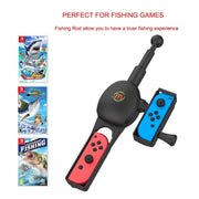 JYS NS192 Accessori per maniglie per giochi con canna da pesca per Nintendo Switch, NS192