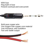 Linea frigorifero a compressore per auto 12/24V Linea accendisigari per frigorifero a semiconduttore, With Switch 1m, With Switch 2m, With Switch 4m, With Switch 5m, Without Switch 1m, Without Switch 2m, Without Switch 4m, Without Switch 5m