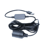 5V Girare 12V USB alla presa accendisigari Testa femminile Registratore di guida Cavo di alimentazione mobile, 1m, 2m, 3m
