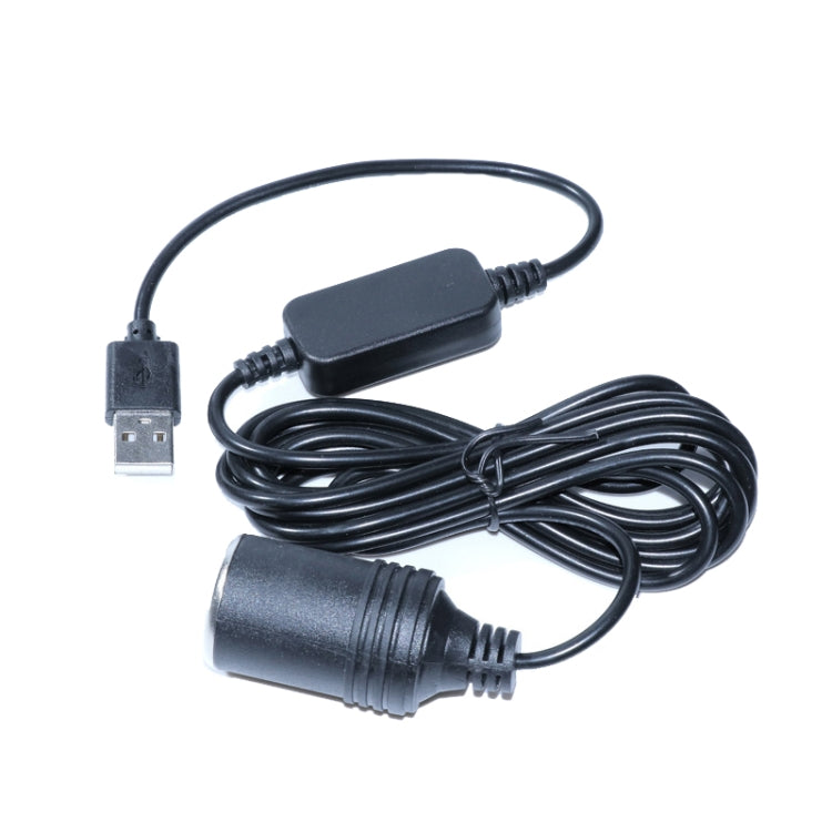 5V Girare 12V USB alla presa accendisigari Testa femminile Registratore di guida Cavo di alimentazione mobile, 1m, 2m, 3m