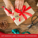 LG-210720-7050-008 Albero di Natale Carta Kraft Adesivo Decorazione natalizia Etichetta regalo autoadesiva, LG-210720-7050-008