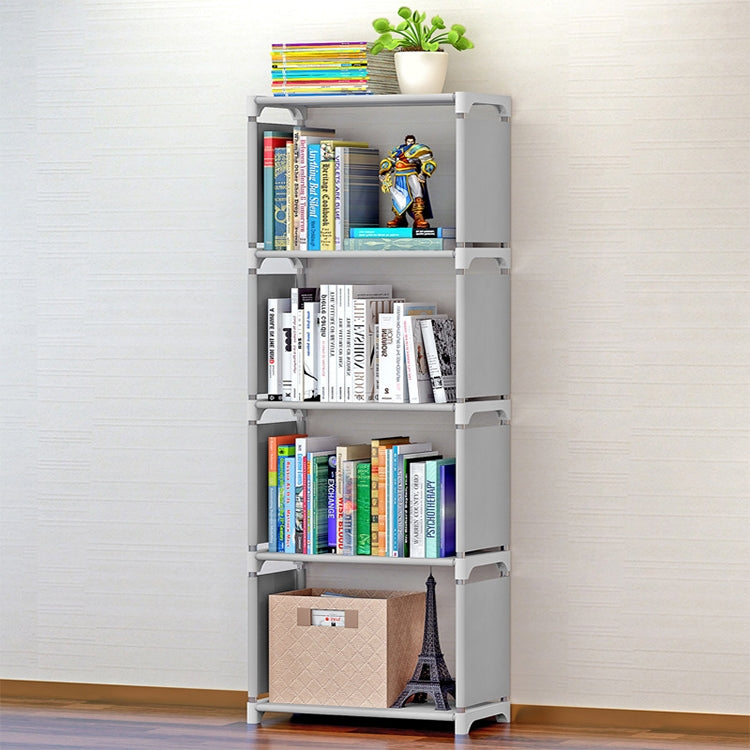 Scaffale per libri bambini in tessuto 41,5x26x124,5 cm