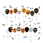 3 PZ Halloween Horror Vetro Decorazione Adesivo Palloncino Adesivo Elettrostatico, Balloon Electrostatic Sticker