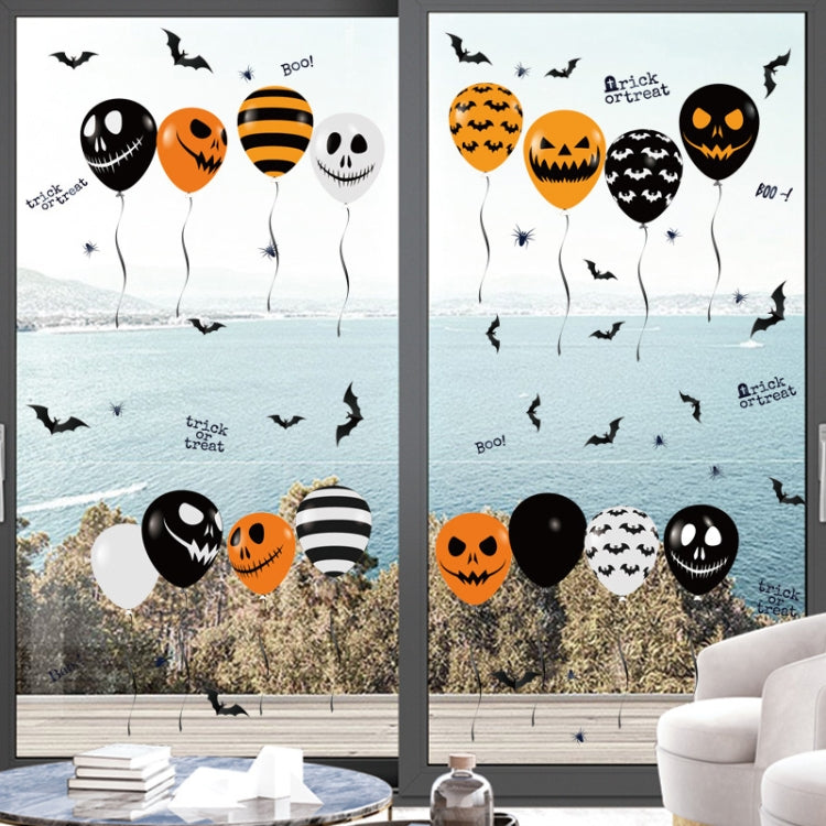 3 PZ Halloween Horror Vetro Decorazione Adesivo Palloncino Adesivo Elettrostatico, Balloon Electrostatic Sticker