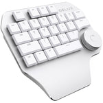 DELUX T11 29 Tasti Tastiera a mano singola Tasto di scelta rapida Strumento vocale Tastiera piatta, Silver, Smart Version Black Gray, Black
