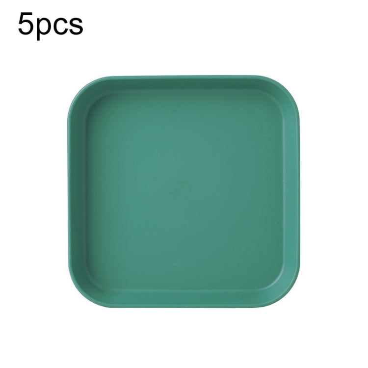 20 PCS Home 6 pollici Piatto piccolo Snack in plastica Piatto per torta Tavolo da pranzo Vassoio per immondizia