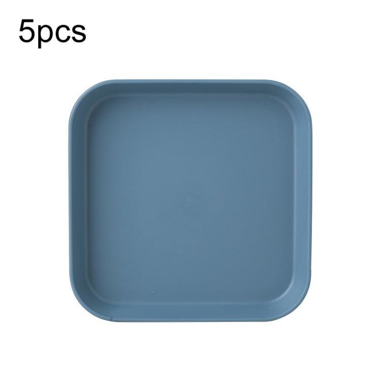 20 PCS Home 6 pollici Piatto piccolo Snack in plastica Piatto per torta Tavolo da pranzo Vassoio per immondizia