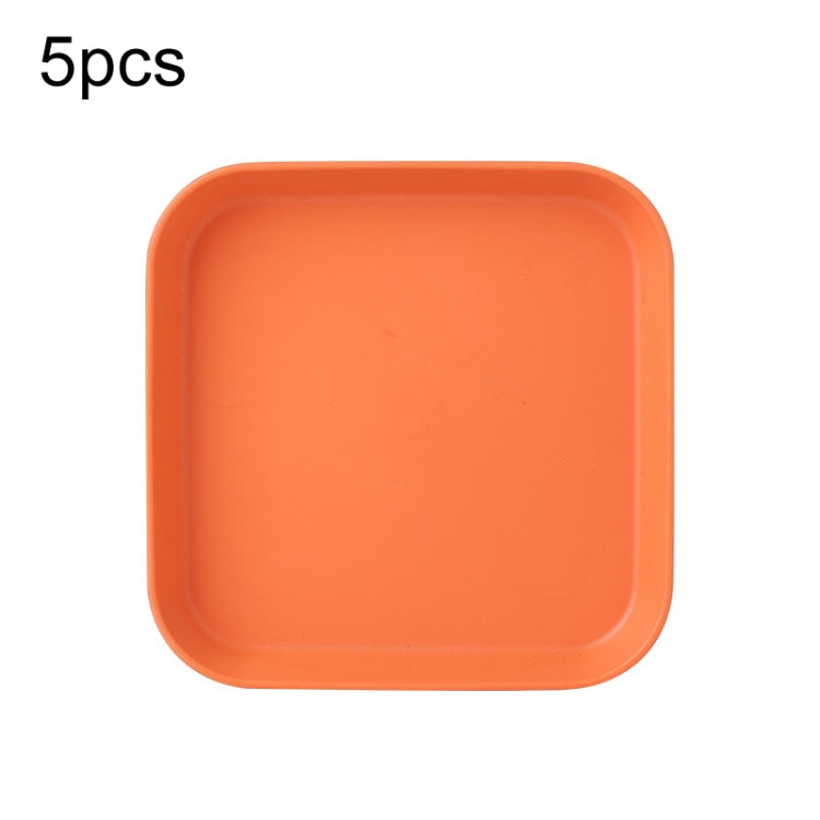 20 PCS Home 6 pollici Piatto piccolo Snack in plastica Piatto per torta Tavolo da pranzo Vassoio per immondizia