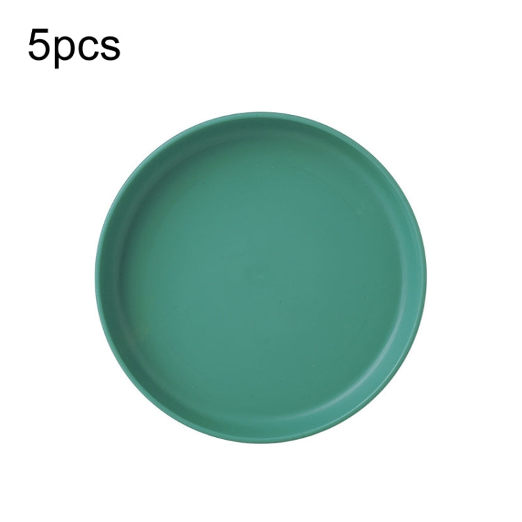 20 PCS Home 6 pollici Piatto piccolo Snack in plastica Piatto per torta Tavolo da pranzo Vassoio per immondizia