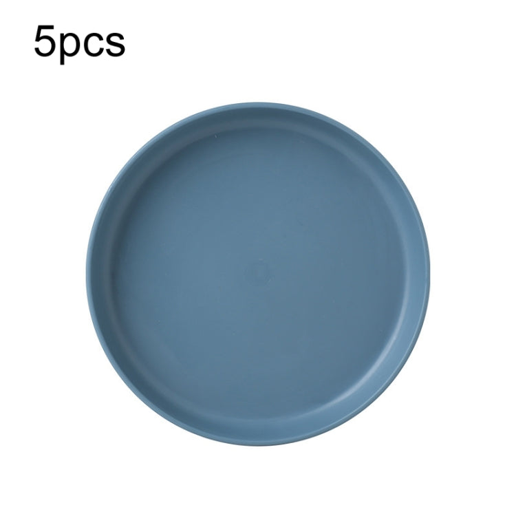 20 PCS Home 6 pollici Piatto piccolo Snack in plastica Piatto per torta Tavolo da pranzo Vassoio per immondizia