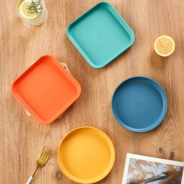 20 PCS Home 6 pollici Piatto piccolo Snack in plastica Piatto per torta Tavolo da pranzo Vassoio per immondizia