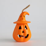 5 PCS Decorazione di Halloween Lanterna di zucca LED Ornamenti luminosi Puntelli di layout del luogo, Pumpkin Lantern