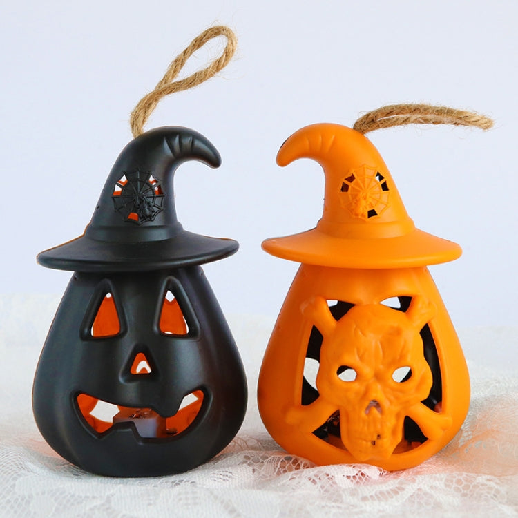 5 PCS Decorazione di Halloween Lanterna di zucca LED Ornamenti luminosi Puntelli di layout del luogo, Pumpkin Lantern