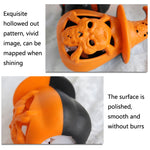 5 PCS Decorazione di Halloween Lanterna di zucca LED Ornamenti luminosi Puntelli di layout del luogo, Pumpkin Lantern