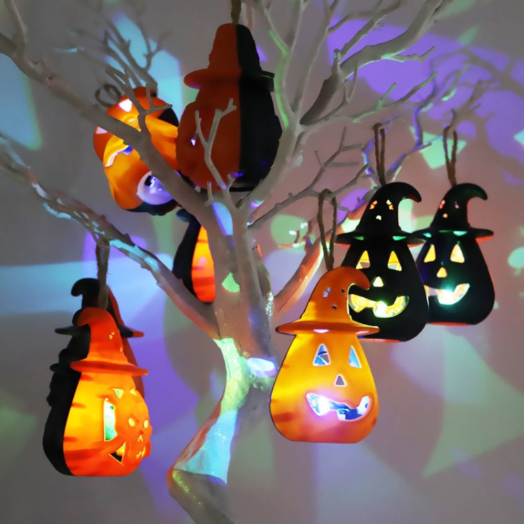 5 PCS Decorazione di Halloween Lanterna di zucca LED Ornamenti luminosi Puntelli di layout del luogo, Pumpkin Lantern