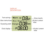 HT-611 Tester per l'alcol Tester per l'alcol respiratorio audio ad alta risoluzione, HT-611