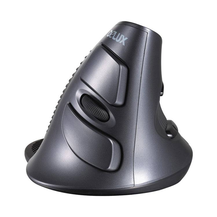 DELUX M618 Mouse wireless ergonomico a 6 tasti con chiocciola verticale, Wireless