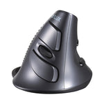DELUX M618 Mouse wireless ergonomico a 6 tasti con chiocciola verticale, Wireless