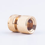4 pezzi tubo dell'acqua da giardino per lavaggio auto Giunto per acqua a connessione rapida in rame puro, 4pcs Copper