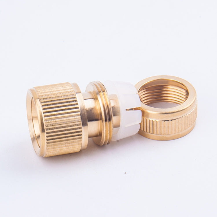 4 pezzi tubo dell'acqua da giardino per lavaggio auto Giunto per acqua a connessione rapida in rame puro, 4pcs Copper