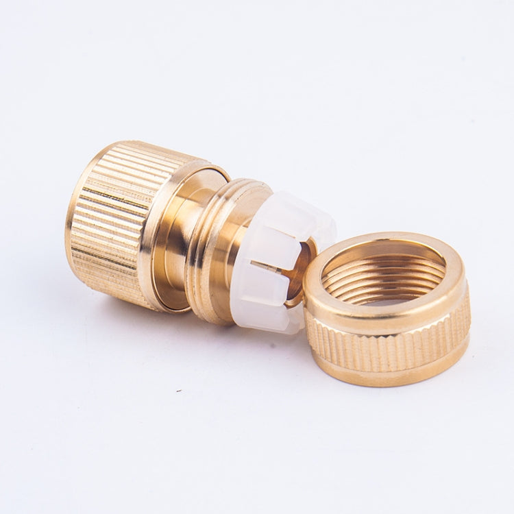 4 pezzi tubo dell'acqua da giardino per lavaggio auto Giunto per acqua a connessione rapida in rame puro, 4pcs Copper
