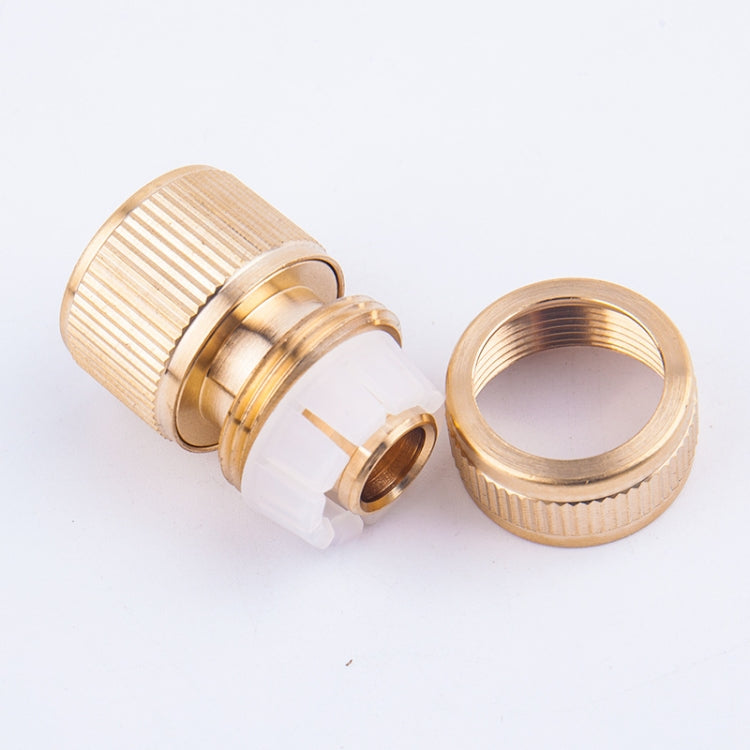 4 pezzi tubo dell'acqua da giardino per lavaggio auto Giunto per acqua a connessione rapida in rame puro, 4pcs Copper