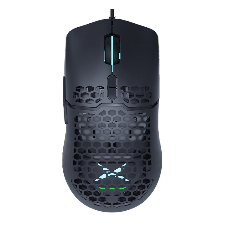 DELUX M700BU Mouse cablato per giochi a 7 tasti Mouse cablato desktop, stile:, 3325 (Support 10000DPI), 3389 (Support 16000DPI)