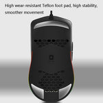 DELUX M700BU Mouse cablato per giochi a 7 tasti Mouse cablato desktop, stile:, 3325 (Support 10000DPI), 3389 (Support 16000DPI)