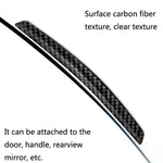 3 set DM-047 Specchietto retrovisore Striscia anticollisione porta antigraffio in fibra di carbonio, DM-047  Anti-Collision Strip