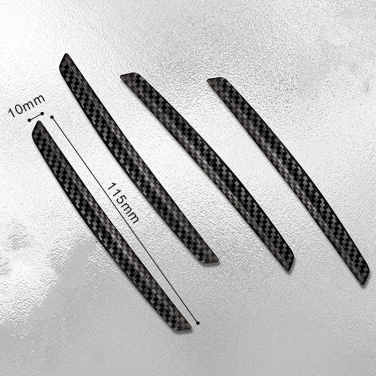 3 set DM-047 Specchietto retrovisore Striscia anticollisione porta antigraffio in fibra di carbonio, DM-047  Anti-Collision Strip