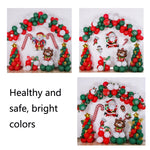 1SD2021006 Palloncini in alluminio con decorazione per feste di Natale, stile:, Gift, Running, Wreath