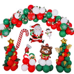 1SD2021006 Palloncini in alluminio con decorazione per feste di Natale, stile:, Gift, Running, Wreath