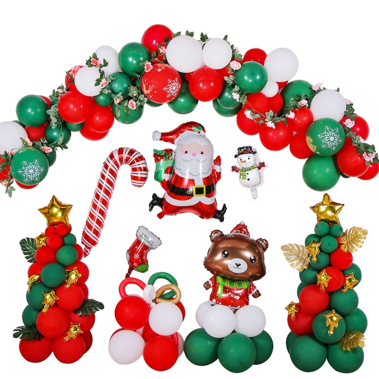 1SD2021006 Palloncini in alluminio con decorazione per feste di Natale, stile:, Gift, Running, Wreath