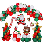 1SD2021006 Palloncini in alluminio con decorazione per feste di Natale, stile:, Gift, Running, Wreath