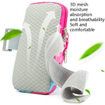 2 PCS B082 Borsa da braccio per sport all'aperto Fascia da braccio per telefono cellulare Borsa per cellulare da corsa per fitness, specifica:, Small (Light Purple), Large (Light Purple), Small (Lilac), Large (Lilac), Small (Rose Red), Large (Rose Red)...