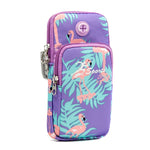 2 PCS B082 Borsa da braccio per sport all'aperto Fascia da braccio per telefono cellulare Borsa per cellulare da corsa per fitness, specifica:, Small (Light Purple), Large (Light Purple), Small (Lilac), Large (Lilac), Small (Rose Red), Large (Rose Red)...