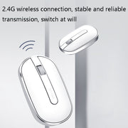 DELUX M326 4 Tasti Wireless Mouse Silenzioso Portatile Mouse Portatile
