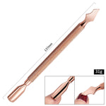 Set di 3 forbici per unghie in acciaio inossidabile a doppia testa in acciaio inossidabile oro rosa, stile:, 01 Big Head, 02  Big Head, 03  Big Head, 04 Small Head, 05  Small Head, 06  Small Head, Dot Flower Needle, D501