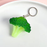 Ciondolo modello vegetale di simulazione in PVC Giocattoli creativi per la casa dei giochi, 3 PCS Keychain Hot Dog, 3 PCS Keychain Corn, 3 PCS Keychain Broccoli, 10 PCS Keychain Fungus, 5 PCS Keychain Lotus Root, 5 PCS Keychain Kelp                    ...
