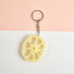 Ciondolo modello vegetale di simulazione in PVC Giocattoli creativi per la casa dei giochi, 3 PCS Keychain Hot Dog, 3 PCS Keychain Corn, 3 PCS Keychain Broccoli, 10 PCS Keychain Fungus, 5 PCS Keychain Lotus Root, 5 PCS Keychain Kelp                    ...