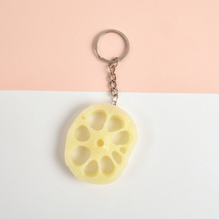 Ciondolo modello vegetale di simulazione in PVC Giocattoli creativi per la casa dei giochi, 3 PCS Keychain Hot Dog, 3 PCS Keychain Corn, 3 PCS Keychain Broccoli, 10 PCS Keychain Fungus, 5 PCS Keychain Lotus Root, 5 PCS Keychain Kelp                    ...